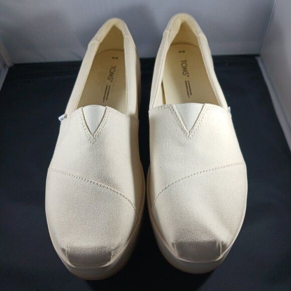 TOMS Alpargata Platform Canvas Women's Shoes Size 10 - Picture 1 of 10